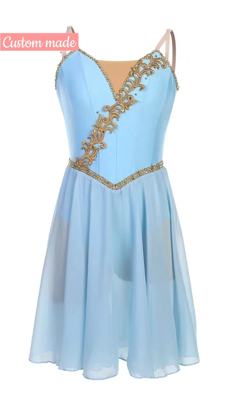 Балетный костюм платье Купидочка лирические танцевальные костюмы