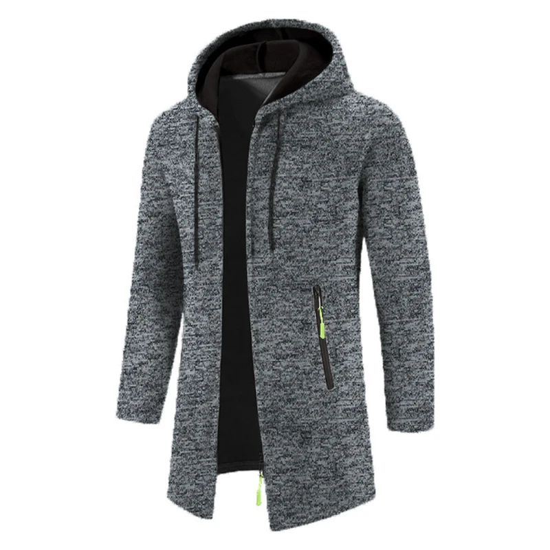 

Men's Hoodie Zipper Hooded Solid Color Zipper Hooded Daily Fitness Thin Wool Hooded Sweatshirt Long Sleeve Blue Grey Black