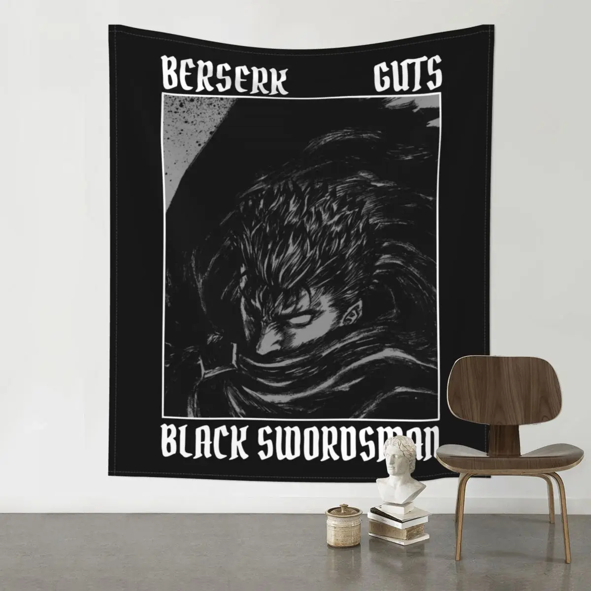 

Berserk кишки ярость черный меч гобелен хиппи полиэстер настенная Подвеска Аниме Настенный декор скатерть для стола Психоделическое настенное одеяло
