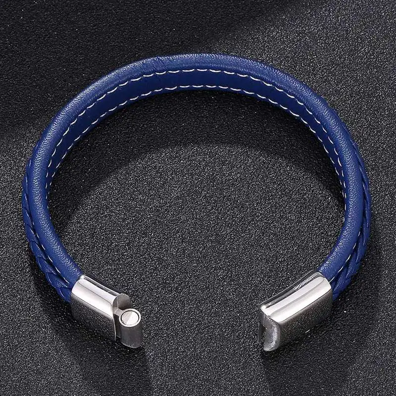 Браслеты FORTAFY ювелирные изделия модный кожаный браслет магнитные застежки из