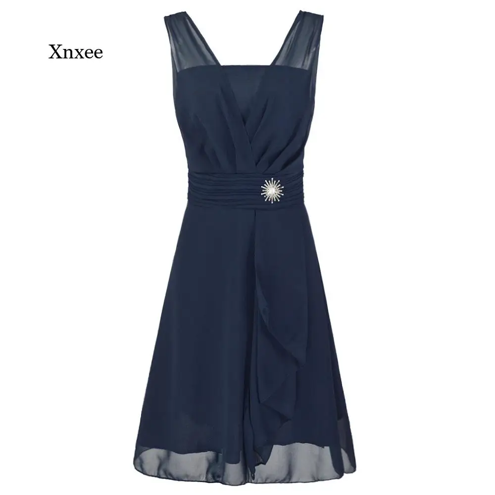 Женское бальное платье без рукавов с высокой талией и V-образным вырезом |