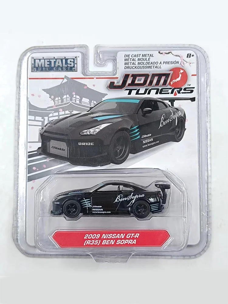 Литая под давлением модель автомобиля из сплава JADA в масштабе 1:64 NISSAN GT-R готовая