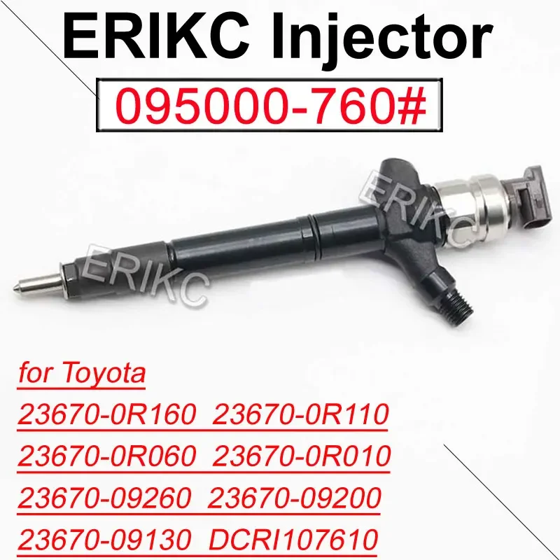 095000 -7600 Форсунка дизельного топлива -7601 Детали впрыска -7602 для DENSO Toyota Avensis 23670-09200