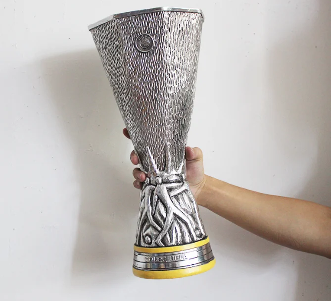 2021 New style  Europa League Trophy Original  Football Trophies Football For Soccer Souvenirs Collection Award Nice Gift