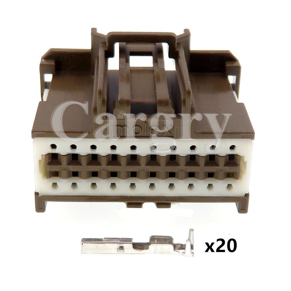 

1 Set 20P Auto Instrument Electric Wire Unsealed Plug 34729-0202 Car Multimedia Power Amplifier CD Player Socket For Buick