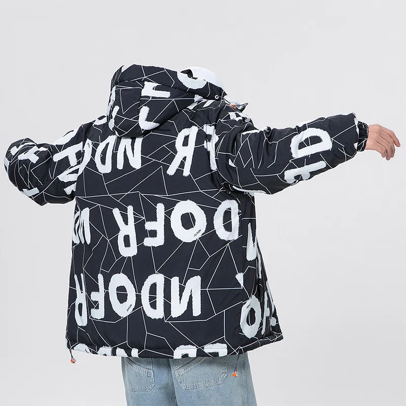 Men's winter Cotton Clothes Fashion hooded men's Clothing Youth thickened warm Jacket Parkas