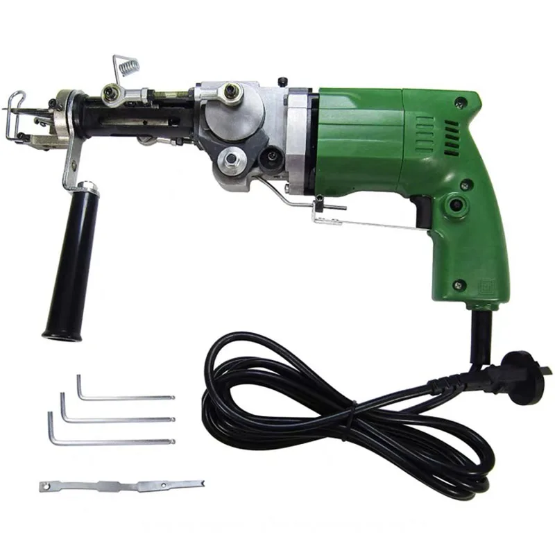 0728 2-в-1-Teppichwebpistole Maschine, 240 Вт, DIY- Werkzeug zum Schneiden von Flor- und Schlaufenstaufen, One-Touch (art.: 3920d08b83aec) - 3920d08b83aec
