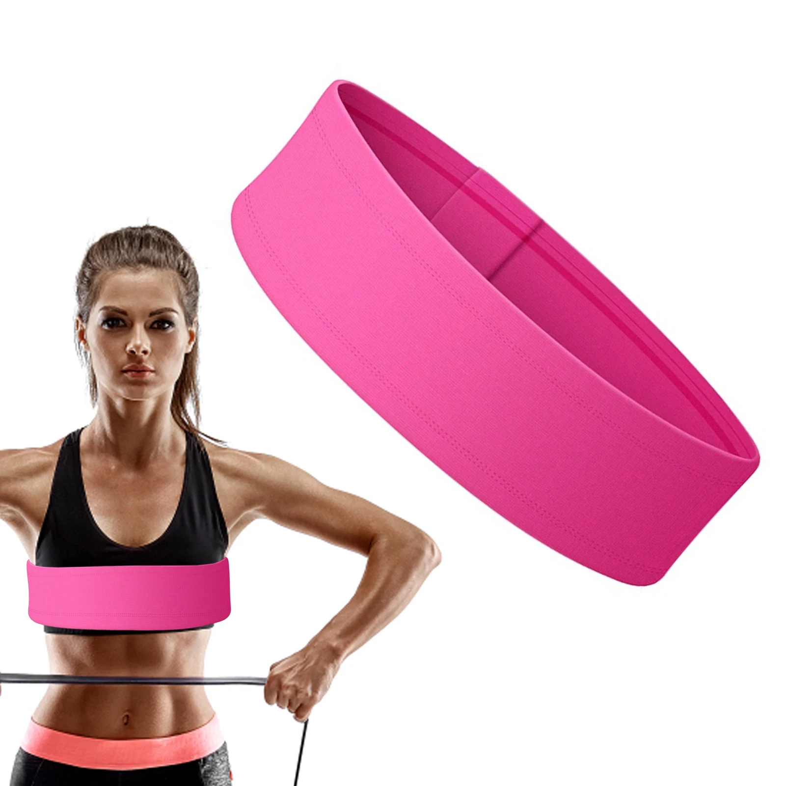 

Running Breast Support Band Belt Sports Bra Alternative Accessory Breast Bands Raining Athletic Adjustable Running Anti-Bounce