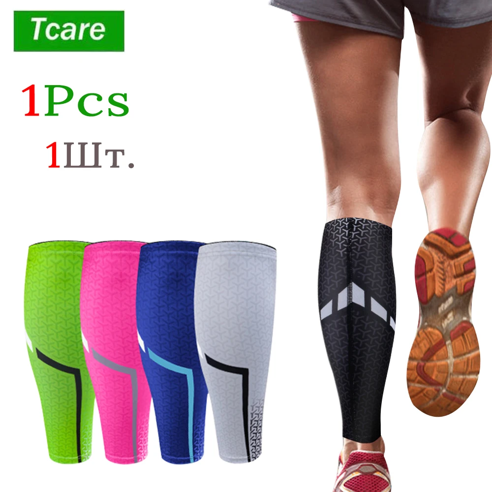 

Tcare Sport Compression Calf Sleeves Leg Compression Sock Runners Shin Splint Varicose Vein Calf Pain Relief Calf Guards Running
