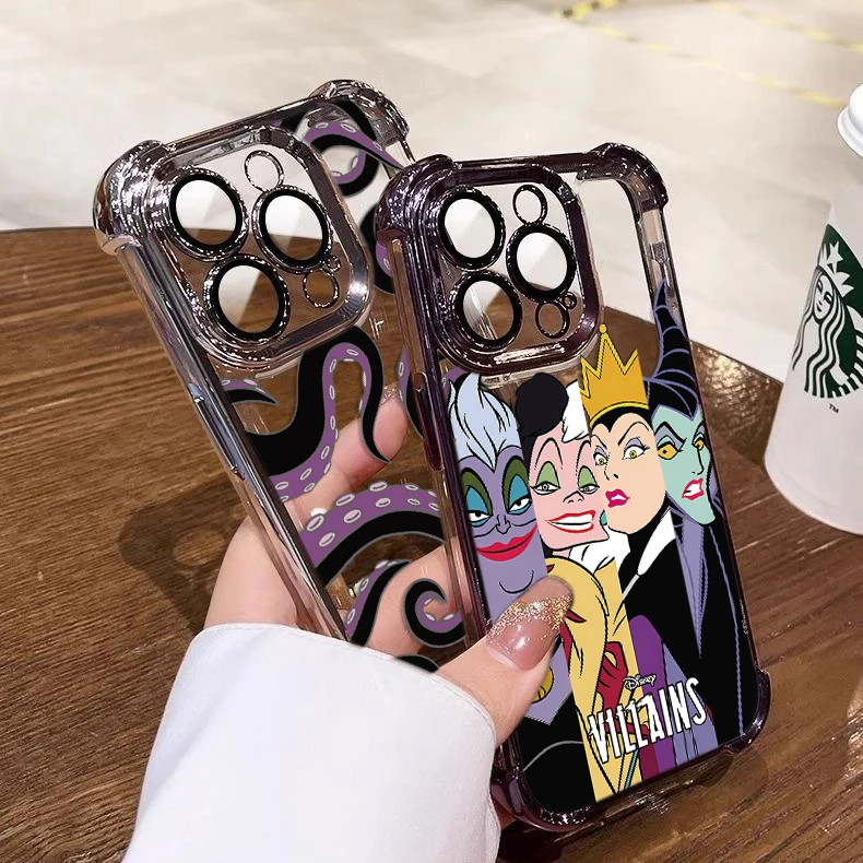 Cute Evils Queens Ursula Phone Case For Vivo Y77 Y38 Y36 Y50 Y28 Y27 Y17 Y16 Y15s V29e V27 V25 V23 S15 5G Shockproof Armor Cover