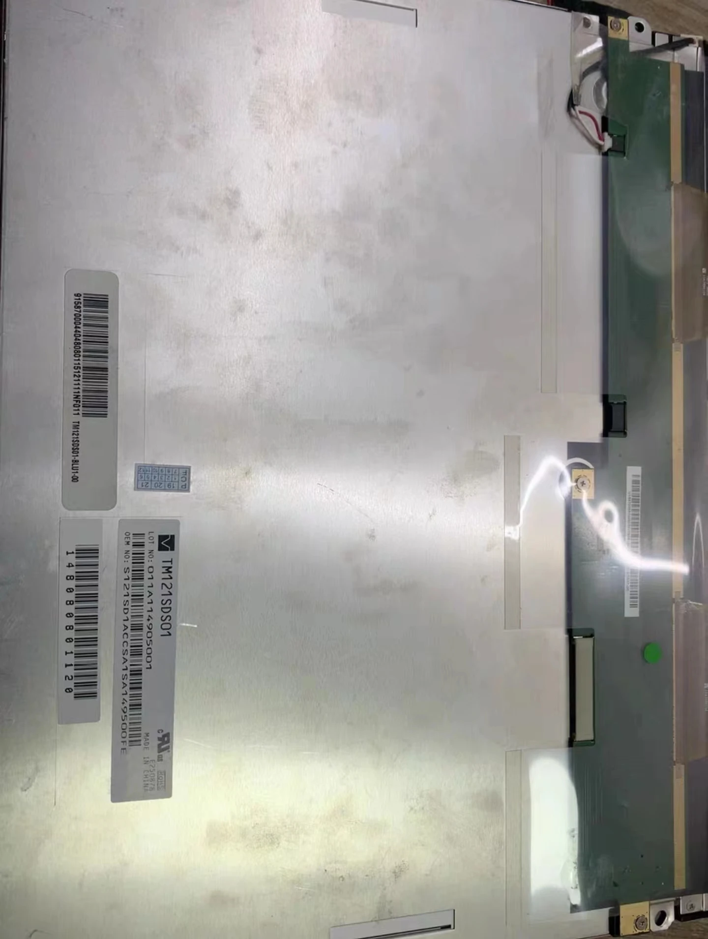 

Оригинальный ЖК-Дисплей 12,1 дюйма TM121SDS01 используется для замены ЖК-экрана бесплатно