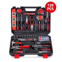 120pcs in one package household hand tool kit professional maintenance toolbox repair hardware tools set combination kit for hom