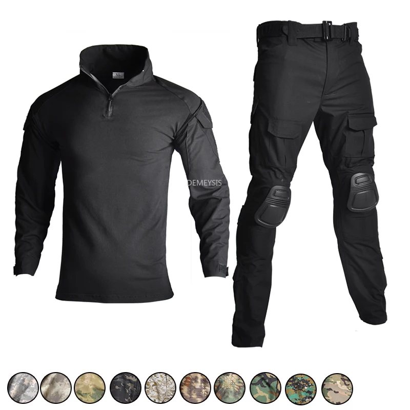 

Камуфляжная униформа, Тактический Костюм Cs для пеших прогулок, стрельбы, охоты, тренировочный костюм, куртка и брюки, костюмы Ghillie