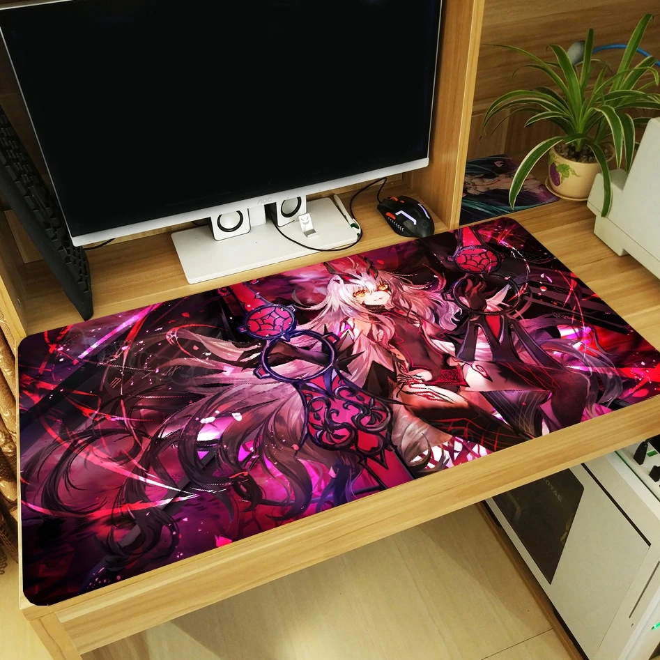 

Anime Fate/Grand Order Fairy Knight Lancelot Melusine Anti-slip Mouse Pad Game Laptop Mice Mat Keyboard Mat Cosplay Playmat Gift