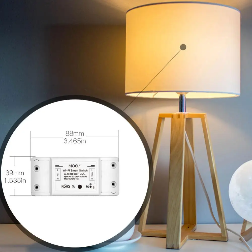 

1 ~ 5 шт. Универсальный таймер выключателя Smart Life APP беспроводной пульт дистанционного управления работает с Alexa Google Home DIY Wi-Fi Умный Выключатель