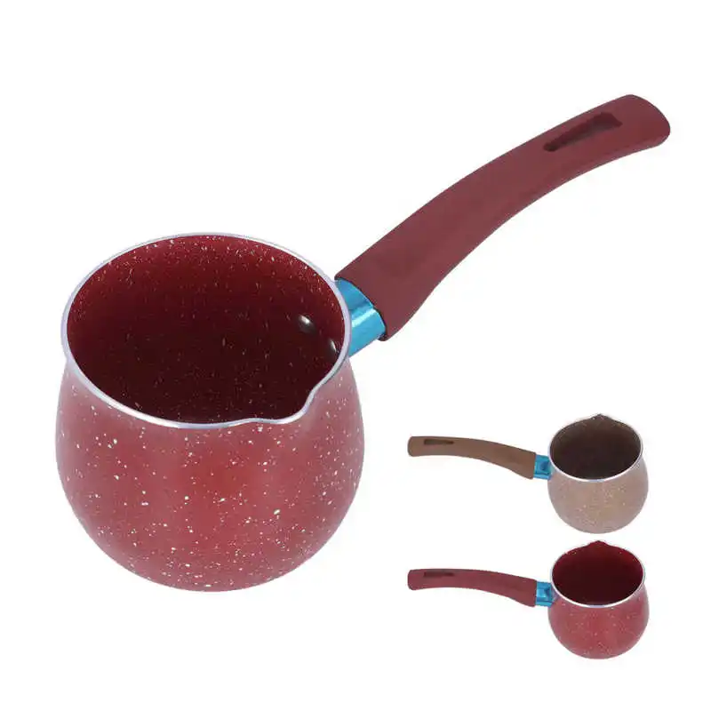 

Single Handle 9cm Diameter Anti Scalding Aluminium Alloy for Home Kitchen Egg Boiling Pot Mini Milk Pan