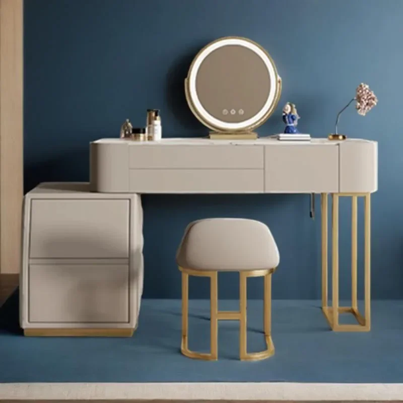 Стеклянная мебель для туалетного столика роскошный органайзер ювелирных