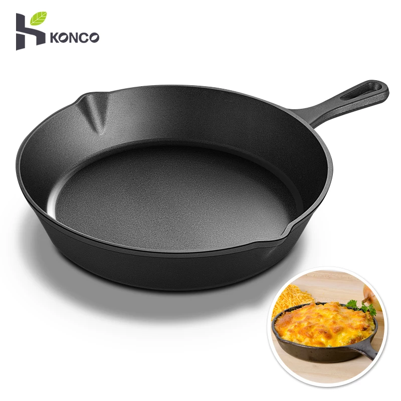 

Iron Frying Pan 14/16/20cm Skillet Non-Stick Pancake Pan Cast Iron Cookware for Gas Induction Cooker Breakfast Pan Omelette Pot