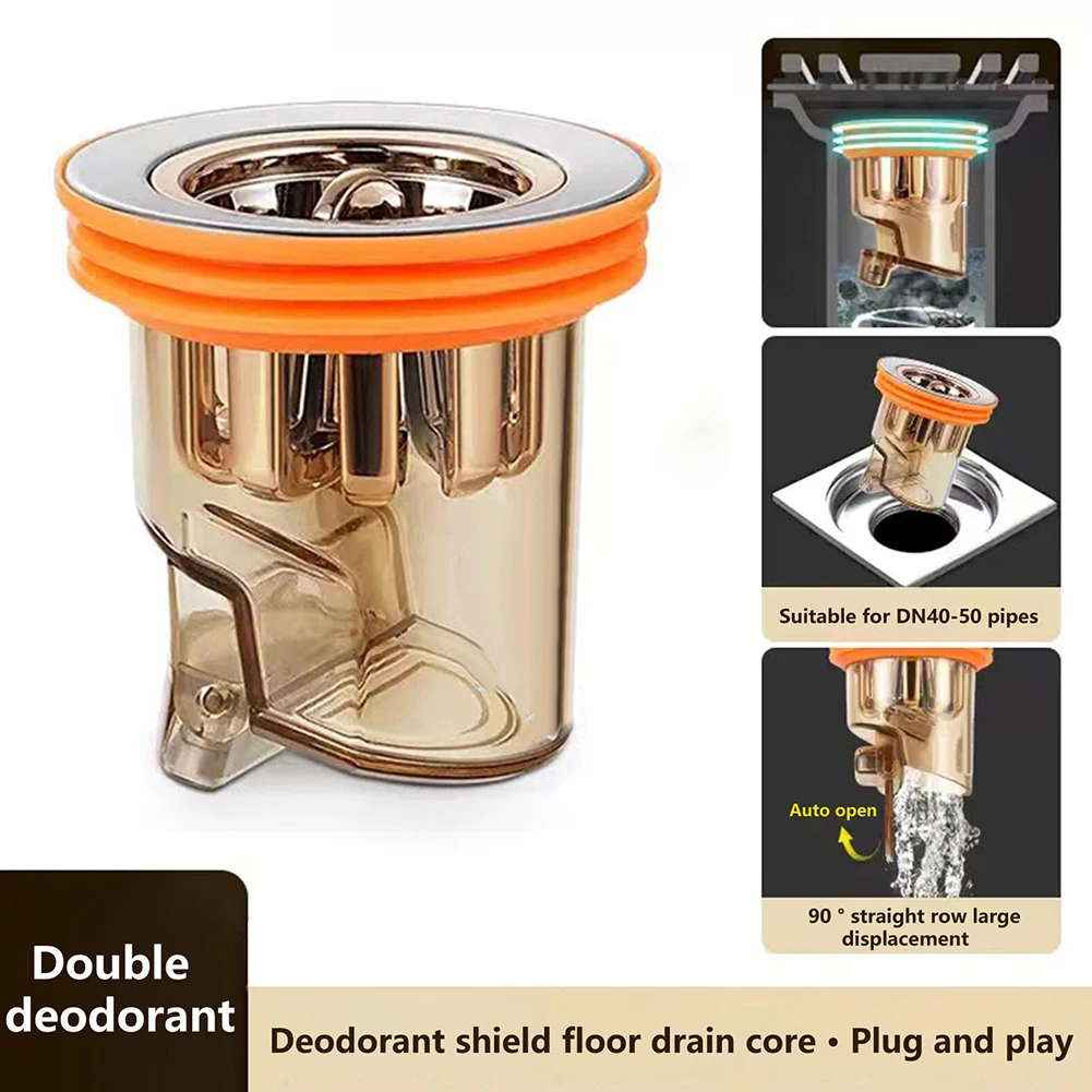 

1pc Universal Insect Anti Odor Anti Floor Drain Core Bathroom Kitchen Core Sewer Device Tool For DN40 And 50MM Pipes