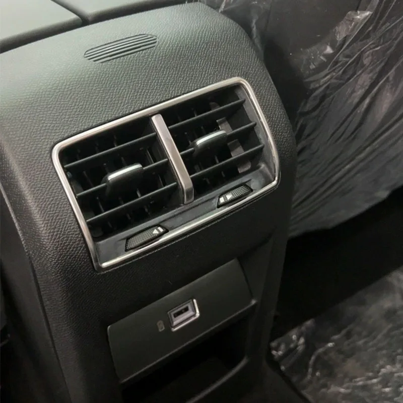 Фото Для Peugeot 308 P51 P5 2023 2024 2025 задняя панель кондиционера вентиляционное отверстие декоративная наклейка внутренняя модификация часть №2