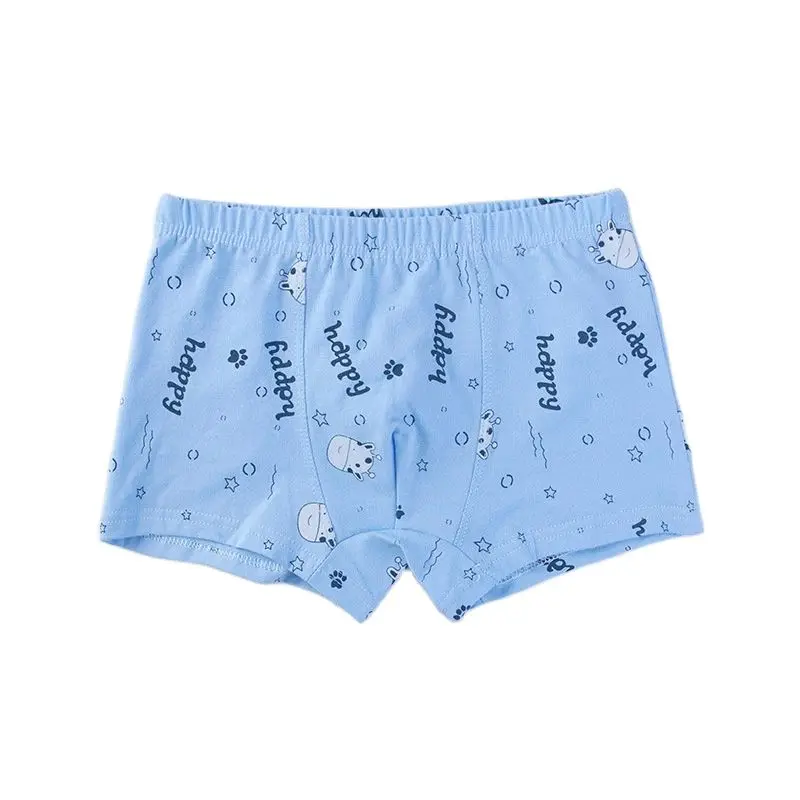 1 Piece Children's Boxer Underpants Cozy Pure Cotton Boys Panties Middle Small Children Panty Big Childrens Underwear Boy Shorts