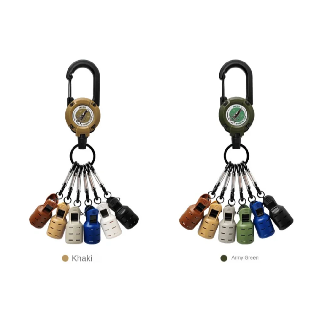 6 шт. универсальные наборы с карабином джиг для кальмара рыболовные снасти крючки