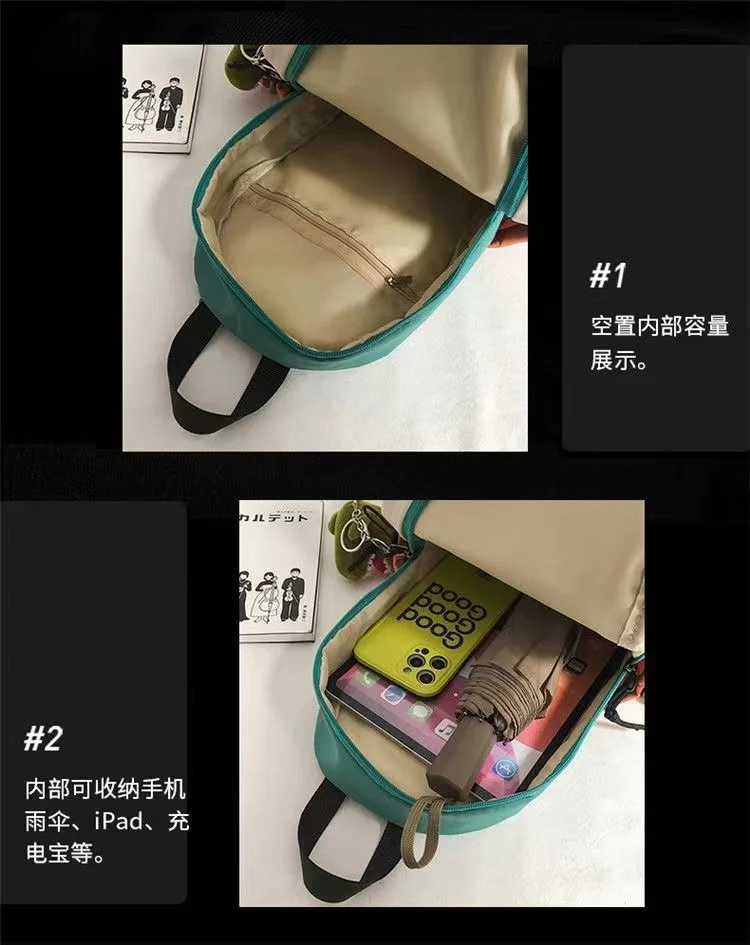 kangol Fashion Trend Chest Bags Street style Hip hop Chest pack Casual Women's Shoulder Bags Unisex Nylon Crossbody Bag Handbags