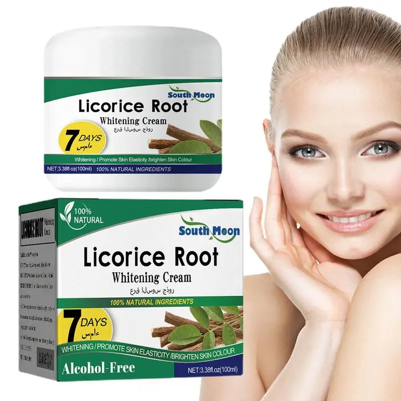

Skin Bleaching Cream Licorice Root Black Spot Corrector Cream 100ml Skin Bleach Sensitive Spots For Women Dark Inner Thig And