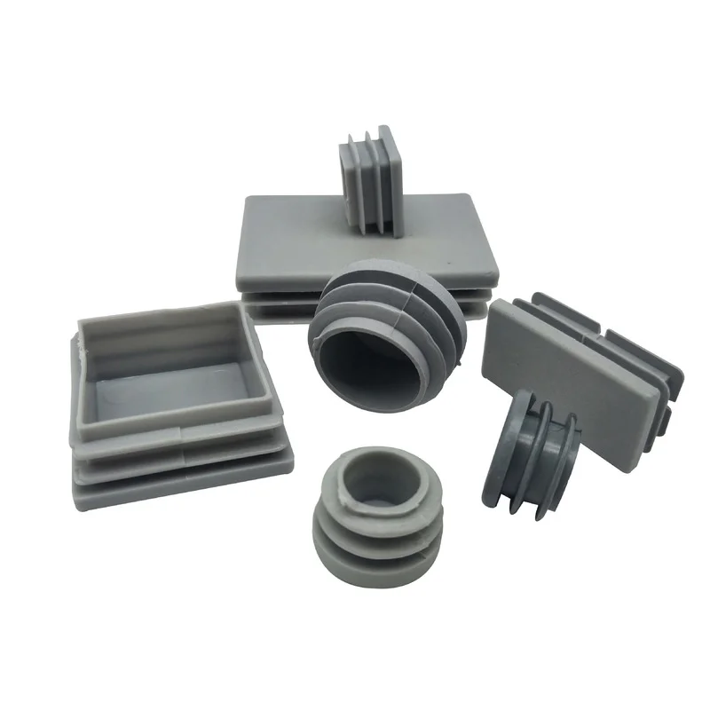 Plastic Pipe End Cap Chair Table Leg Hole Anti-Dust Cover Non-slip Decor Furniture Leveling Feet 4pcs Floor Protector |