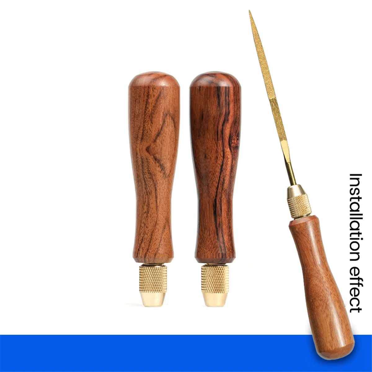 Деревянная ручка для файлов деревянные ручки с латунным цанговым патроном