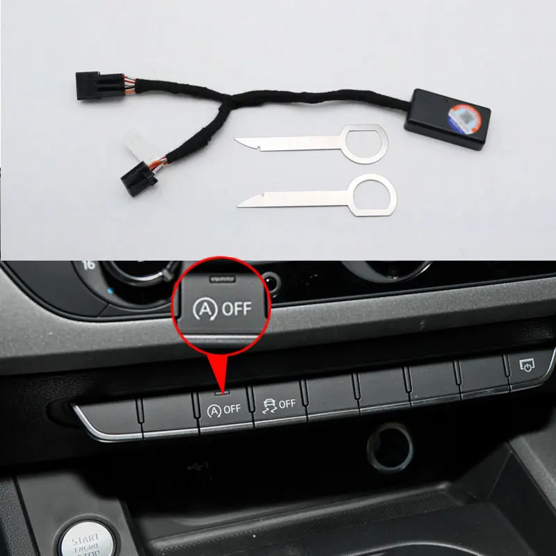 

For Audi A4 B9 2015 2016 2017 2018 2019 2020 Car Automatic Stop Start System Off Closer Canceller Device Control Plug Cable