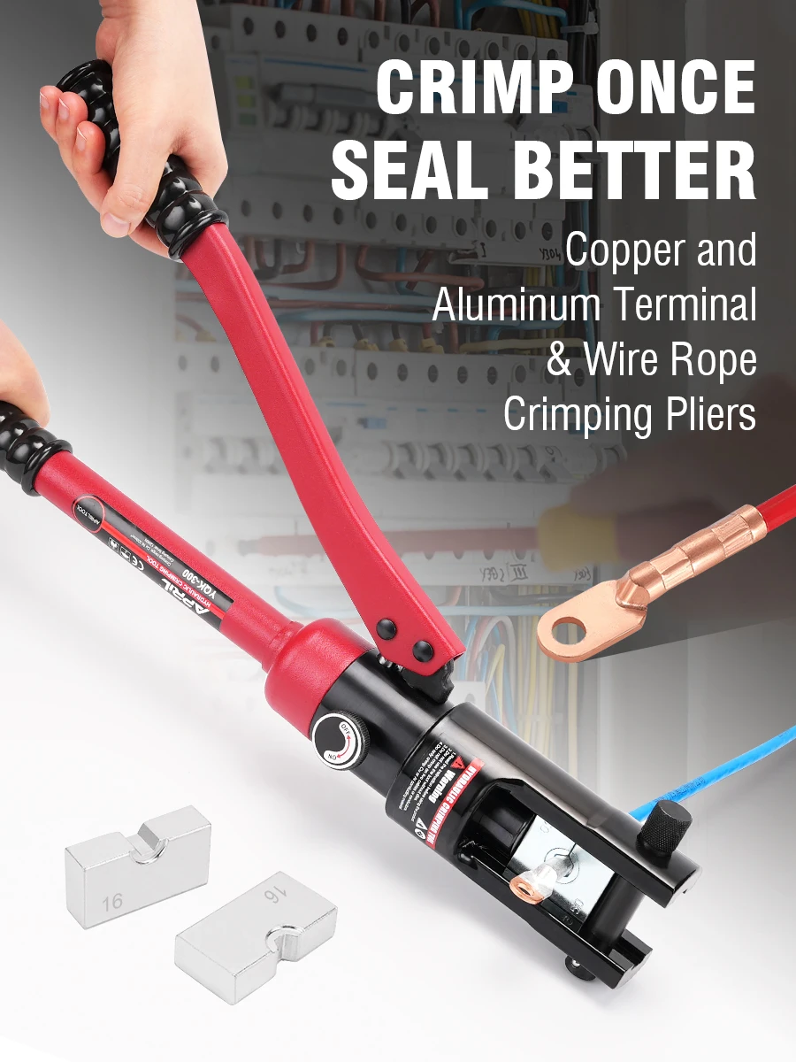 Стандартный гидравлический обжимной инструмент с диапазоном обжима от 10 до 300 мм2