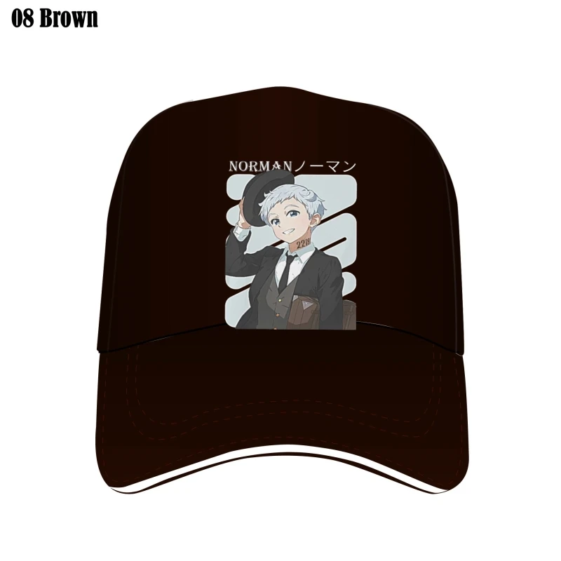 

The Promised Neverland Emma Ray Norman Anime Man Bill Hats Essential Distinctive Custom Hat Harajuku Sweacap Hipster