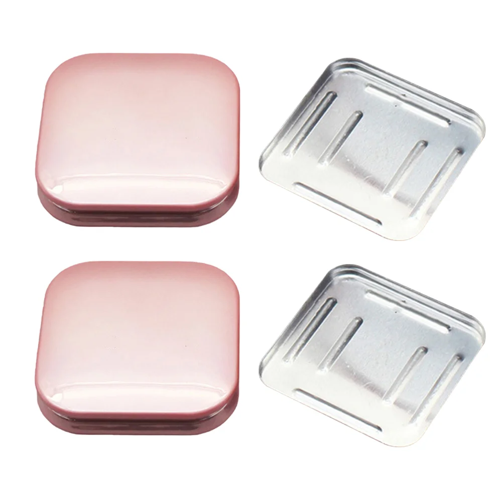 

4 Pcs Makeup Tray Packaging Box Empty Palettes Blush Eyeshadow Container Powder Highlighter Case Travel Makeups