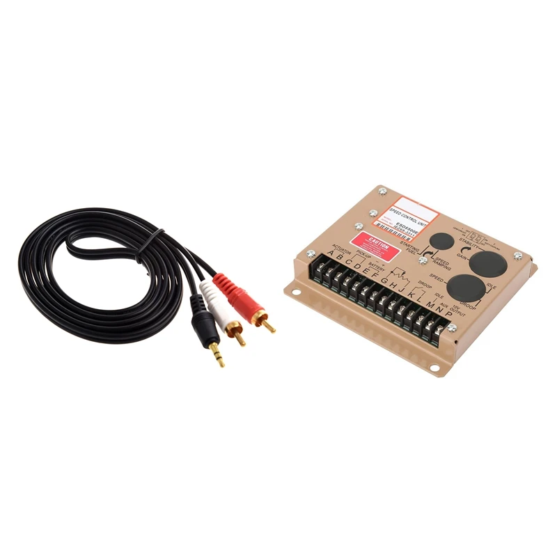 

_ Pcs 3,5 мм Jack To 2 X RCA Phono Audio Cable Gold 1M Lead & 1 Pcs ESD5500E Botique-1 панель контроллера