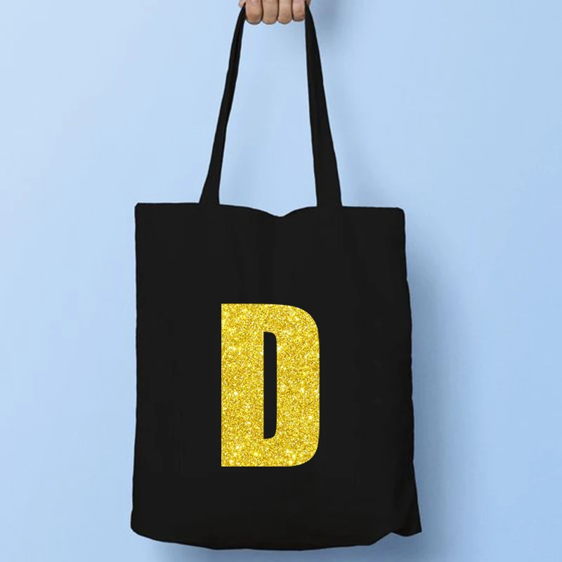 

Custom Tote Bag Canvas Bag Graduation Party Shopping Bags Birthday Gift Letter Personal Signature Bags Friendly Gift for Her