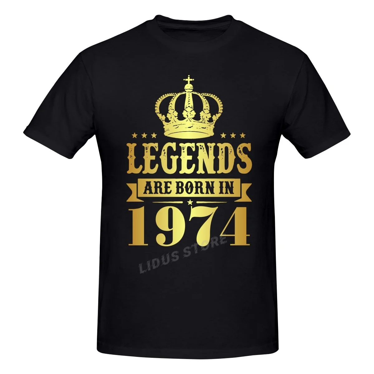 

Legends Are Born In 1974 48 Years For 48th Birthday Gift T-shirt Harajuku Streetwear 100% Cotton Graphics Tshirt Brands Tee Top