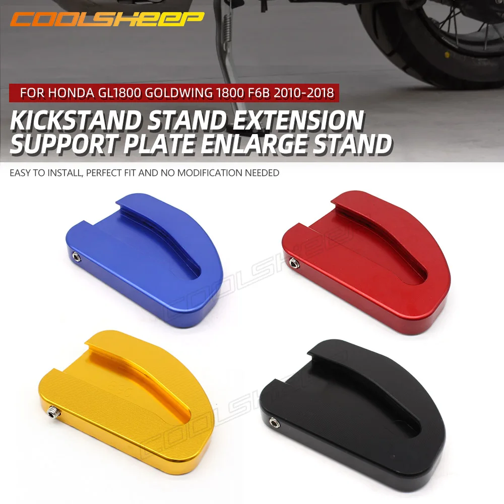 

Motorcycle Kickstand For Honda GL1800 Goldwing 1800 F6B 2010-2018 CNC Foot Side Stand Extension Pad Support Plate Enlarge Stand