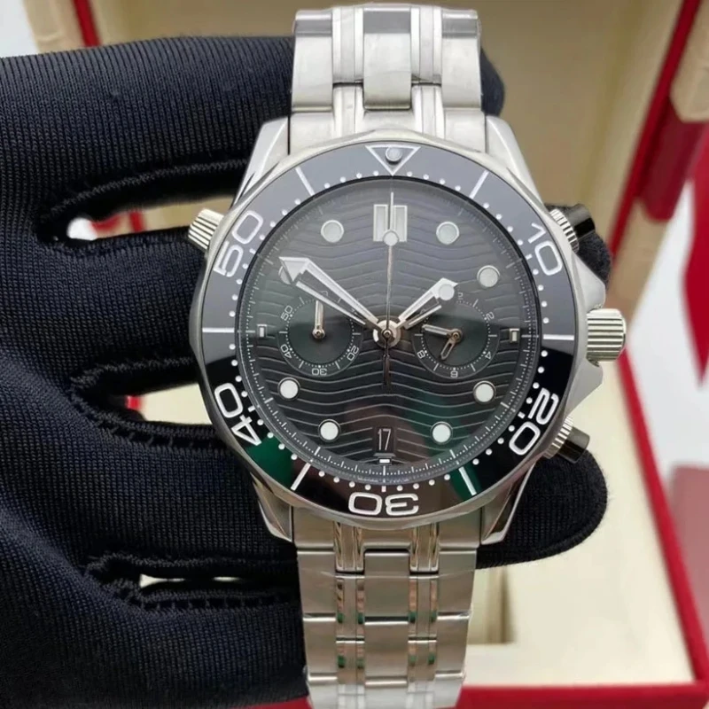 

Мужские часы 904L, автоматические кварцевые часы из нержавеющей стали 44 мм