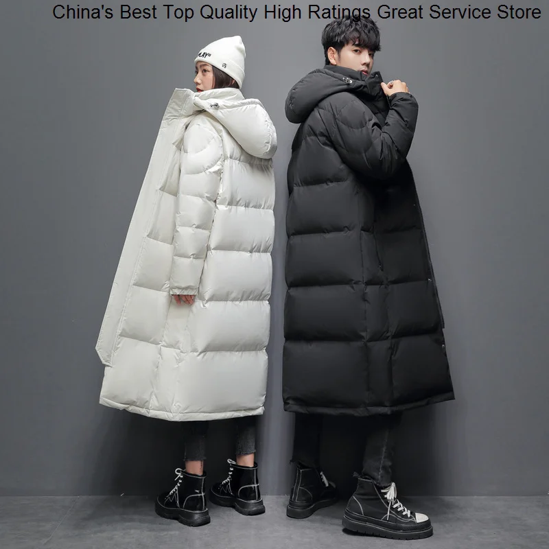 Jackets Hot Thicken 2023 Men's Fur Collar Warm Parka -30 degrees Men Casual White Duck Down Coats Winter Snow Overcoat