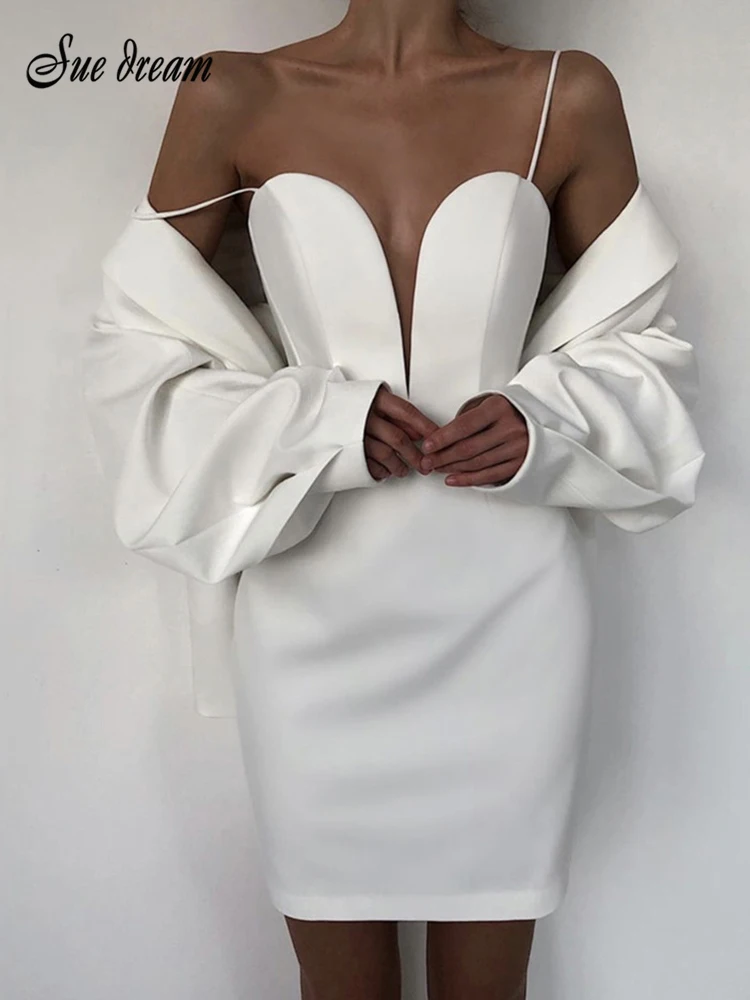 

2022 новое летнее сексуальное Европейское и американское платье на бретельках с v-образным вырезом, Сетчатое Бандажное платье с открытой спиной, модные вечерние платья знаменитостей