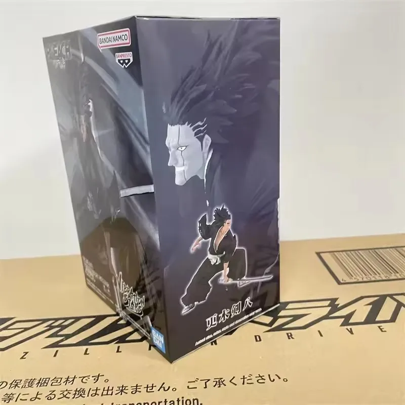 Фото Оригинальный новый подлинный Bandai Banpresto Bleach Vibration Stars Zaraki Kenpachi 13 см аниме фигурки модель игрушки №1