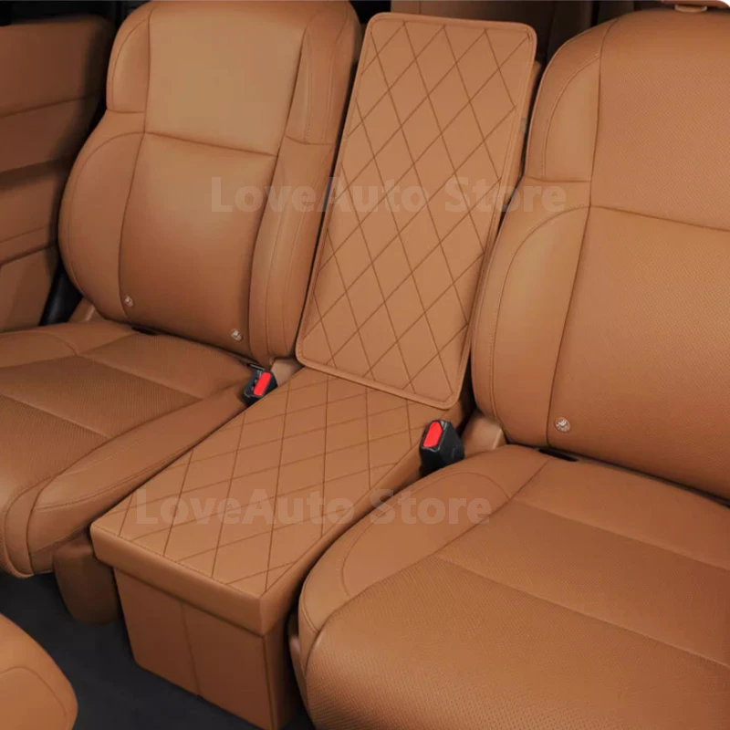 Фото Для Nissan Pathfinder 2024 2025 ящик для хранения задней спинки автомобиля, сиденья, второй ряд, складной ящик, аксессуары для салона автомобиля №1