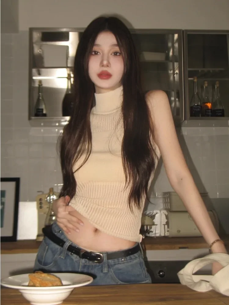 Однотонные майки женские тонкие Hotsweet корейский стиль для поездок на работу