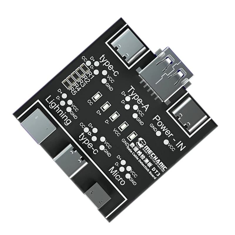 Акция! Плата обнаружения кабеля данных DT3 USB-кабель для тестирования IOS Android Type-C