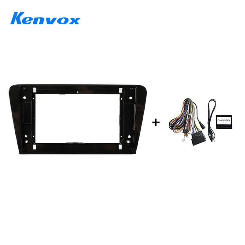 

KENVOX Автомобильная рамка для Android-радио для SKODA Octavia 3 A7 2013 2018 10-дюймовый 2DIN Fascia Стерео панель Жгут проводов Canbus Box Шнур