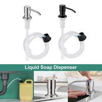 stainless steel soap dispenser extension tube kit kitchen sink liquid soap sink pumps lotion detergent for kitchen bathroom