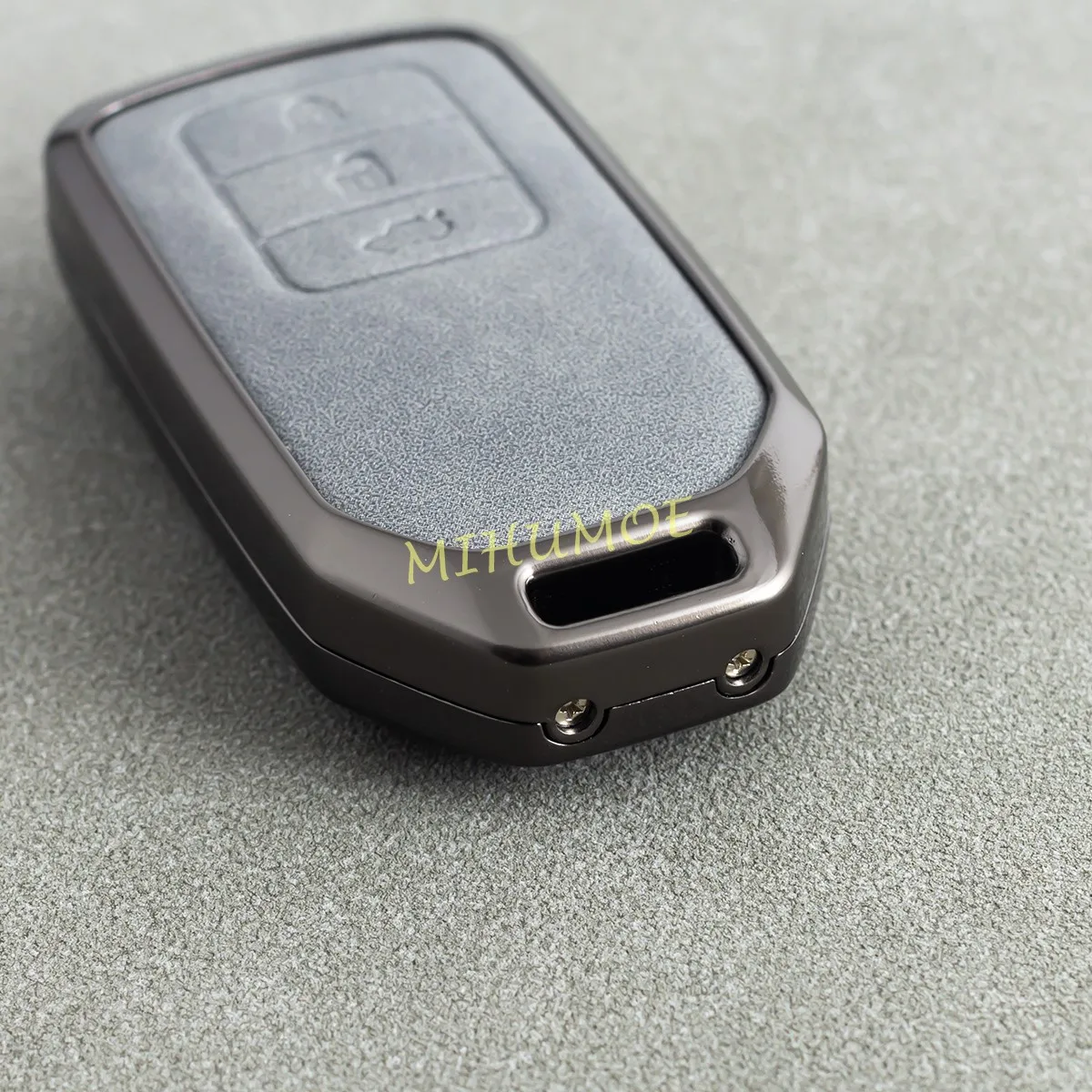 Металлический кожаный чехол для автомобильного ключа Honda Accord Civic