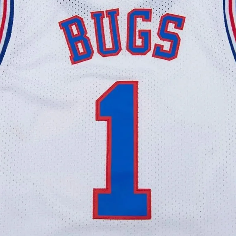 Фото 2025 aaa Movie Space Jam Lola bugs баскетбольные майки мужские топы без рукавов Tune Squad дышащая твиety Taz D утка швейная рубашка №1