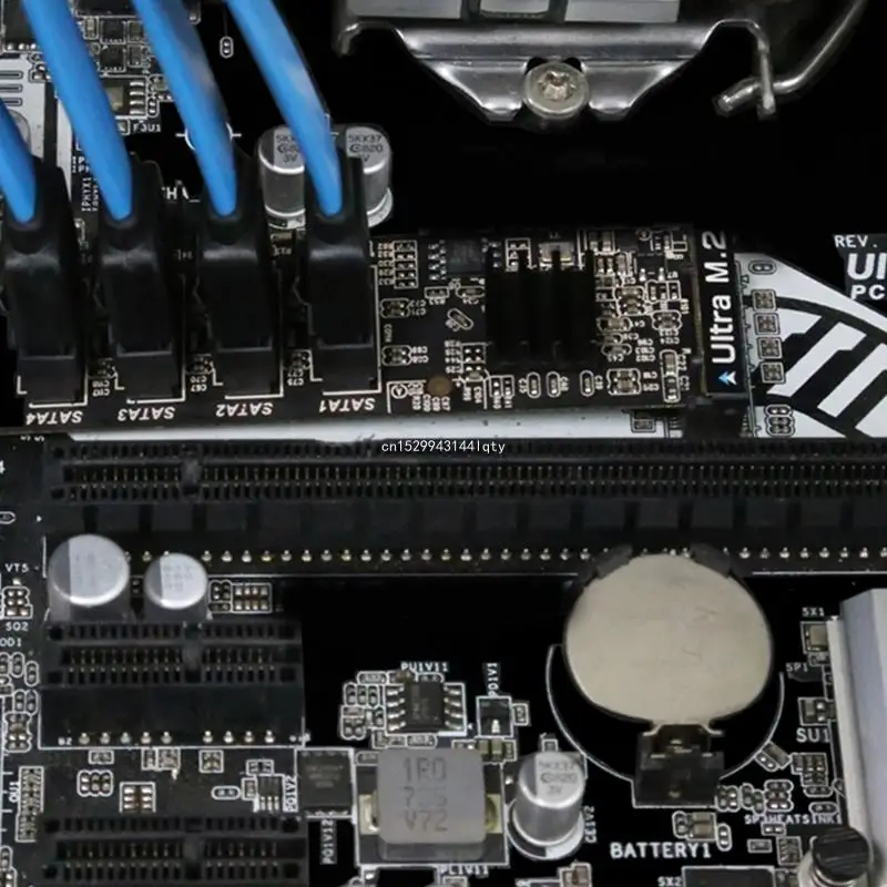 Карта адаптера M.2 на 4 порта Sata3.0 PCIe расширения ASM1064 Высокая производительность